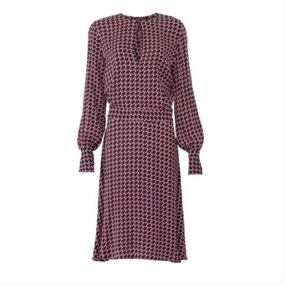 Equipment Dresses & Skirts - Equipment  Houndstooth Magnolia Dress Size 4